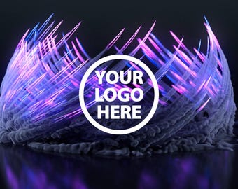 Animación de presentación de logotipo de Eruptive Trails / Video de introducción de logotipo animado personalizado / Introducción cinematográfica de marca con partículas de humo
