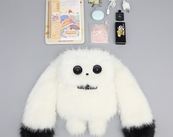 Furry rabbit backpack