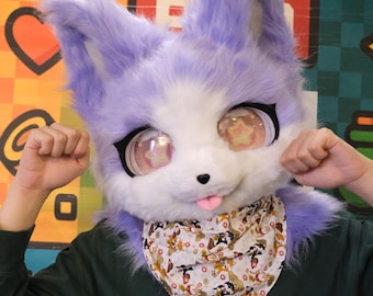 Fursuit Bandana - 73cm Clip-On Neck Accessory (Multiple Designs)