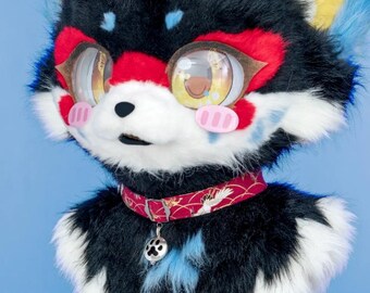 Fursuit Collar: Large, Comfortable Fit Over Fur