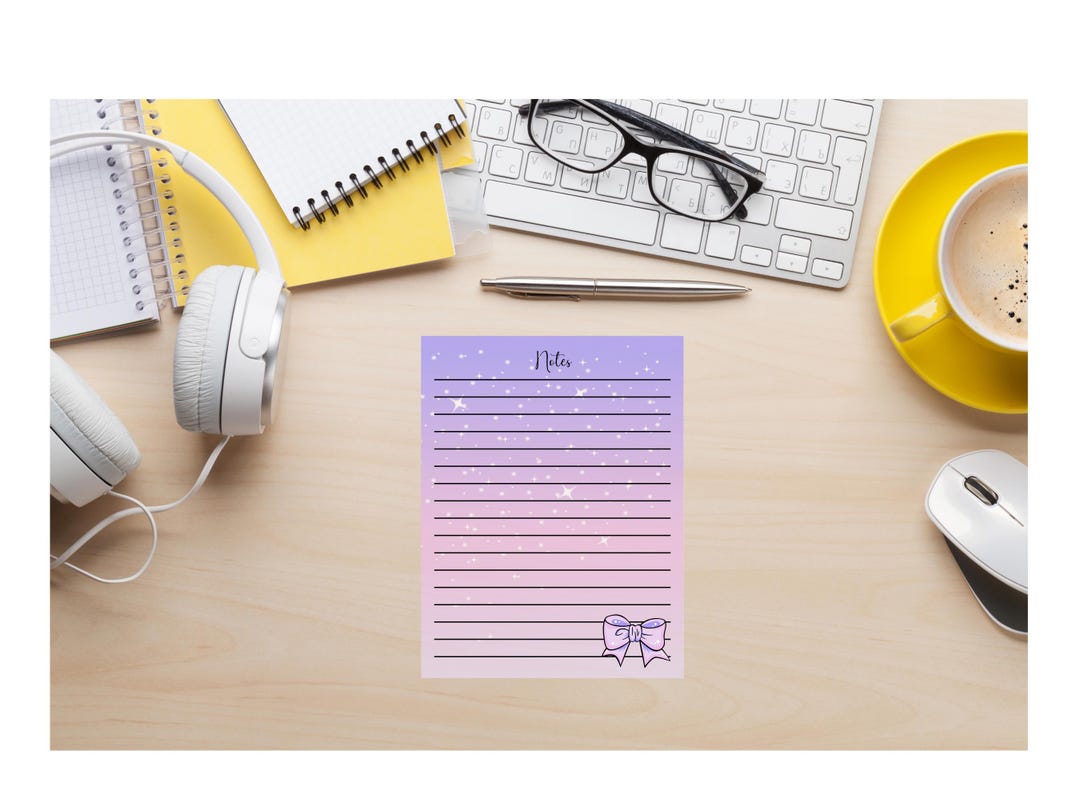 Personalized Purple Butterfly Notepad, Stationery for Notes, Gifts - Etsy
