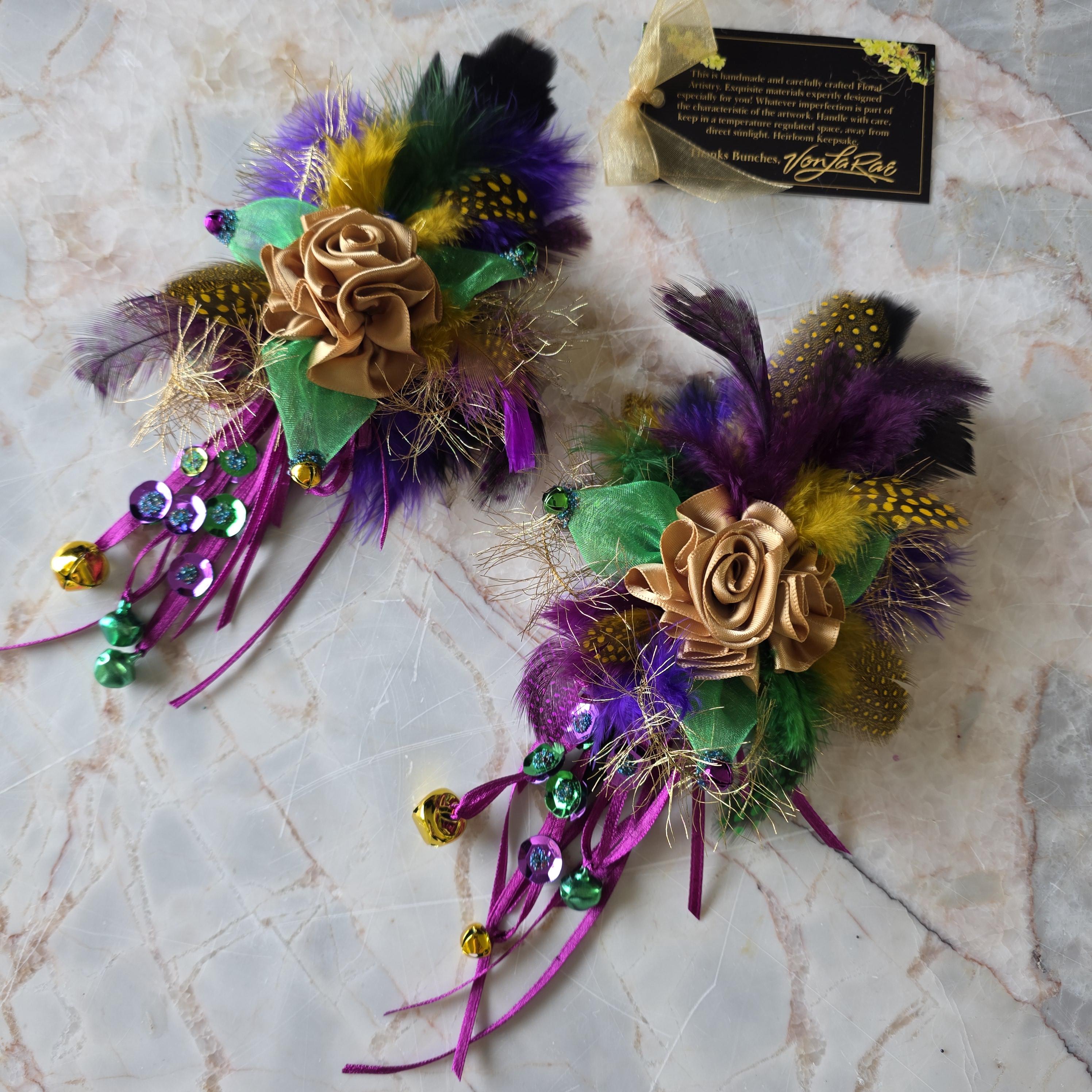 mardi gras semi formal dress Trashy Diva - Trashy Diva Clothing Stacia Circle Dress - Mardi Gras Feather main image 0