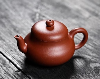 140cc/ml Chinese Yixing Zhu Clay Teapot JunDe Tea Pot Zisha Handcraft Kungfu hu