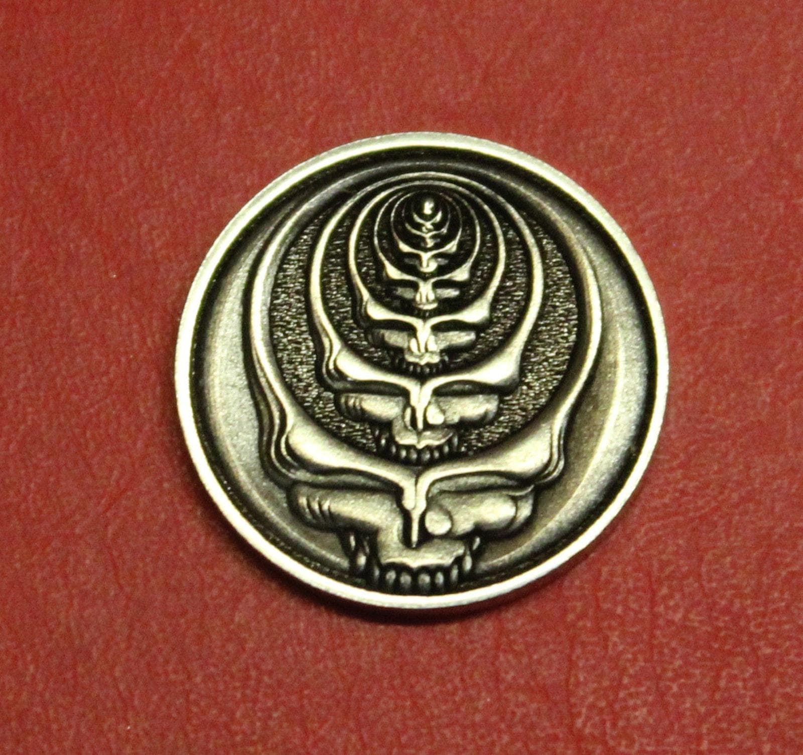 Grateful Dead Silver Coin - Etsy