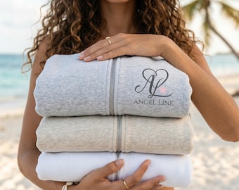 Bluza z kapturem i nadrukiem numeru anioła | Sweter z nadrukiem na rękawach | Odzież Manifestation