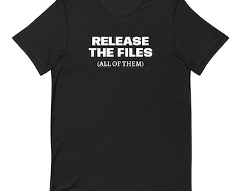 Camiseta Liberen los archivos (¡todos!)