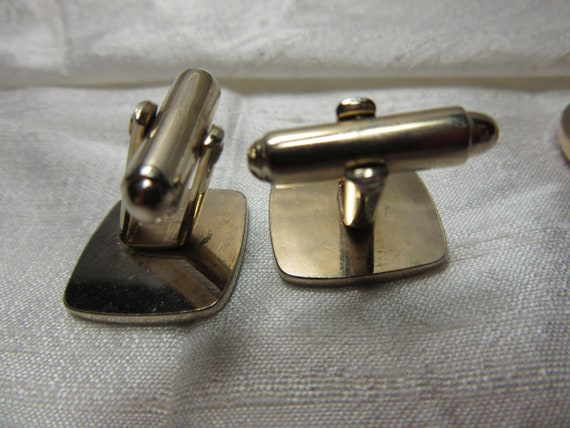 Vintage Two Sets of Goldtone Cufflinks Signed Swa… - image 6