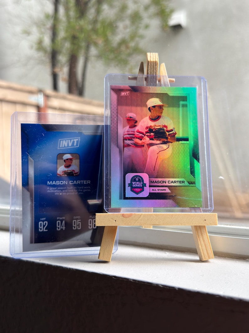 Custom Sports Trading Card – Personalized Player Keepsake image 9