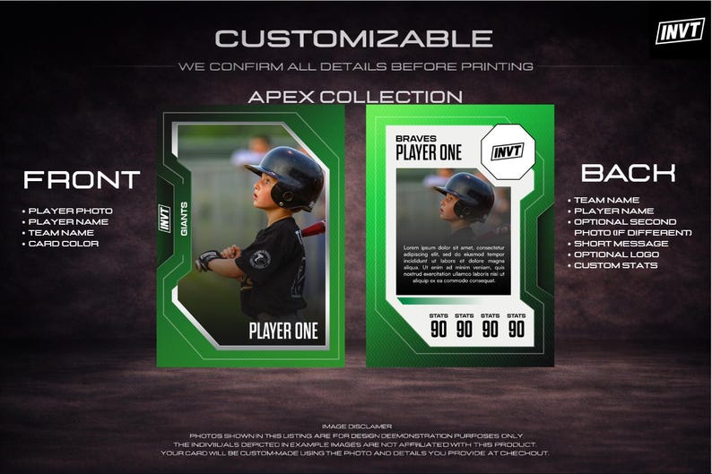 Custom Sports Trading Card – Personalized Player Keepsake image 6