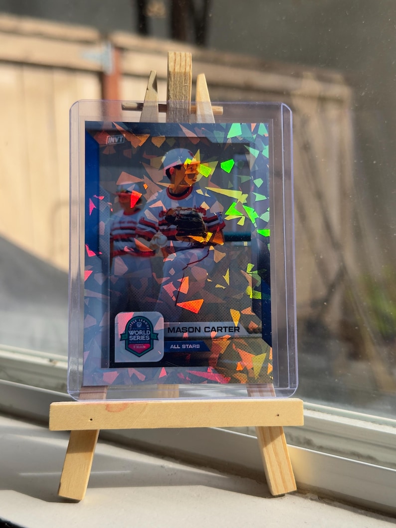 Custom Sports Trading Card – Personalized Player Keepsake Legacy Holo - Shards