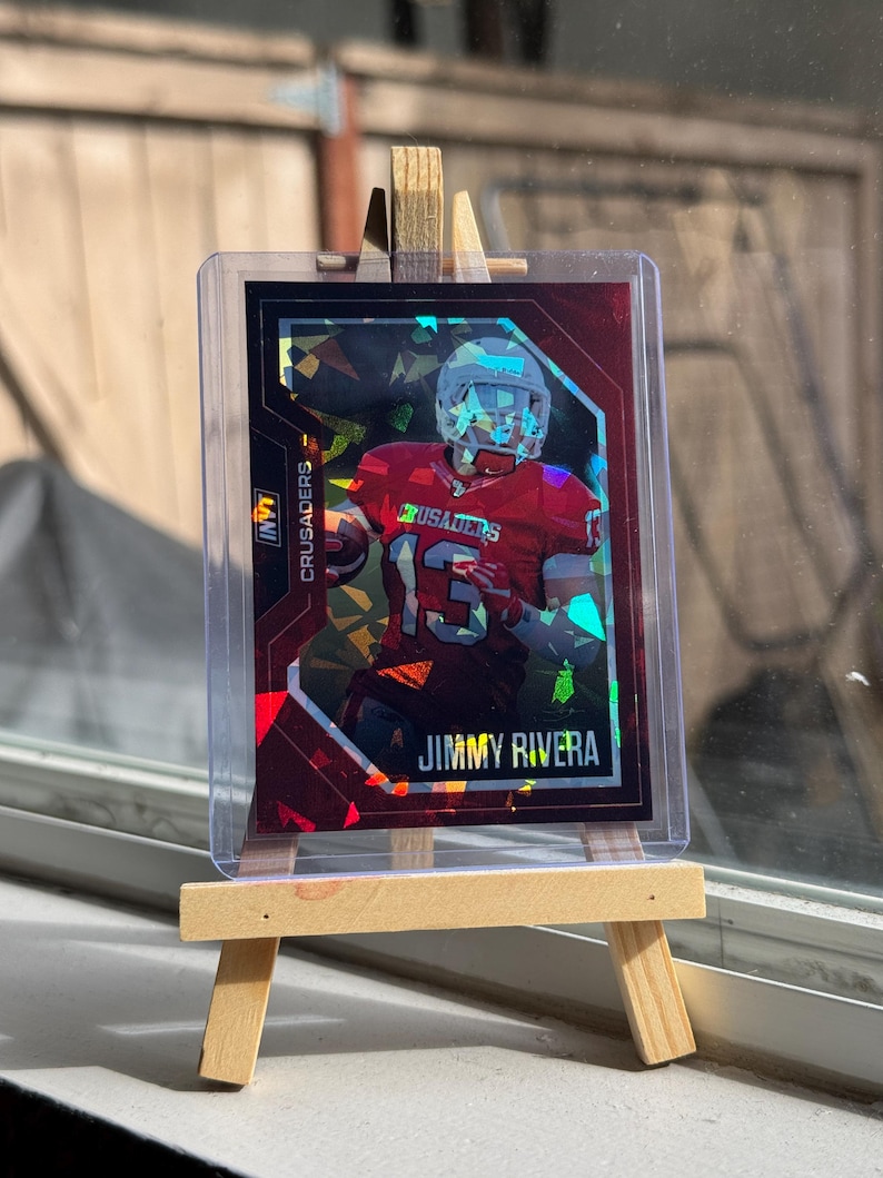 Custom Sports Trading Card – Personalized Player Keepsake Apex Holo - Shards