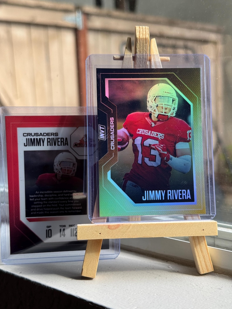 Custom Sports Trading Card – Personalized Player Keepsake Apex Holo - Chrome
