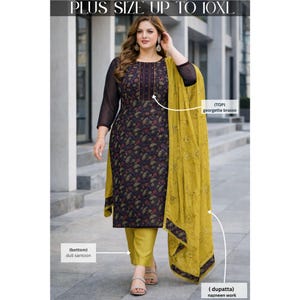 Indian Pakistani Salwar Kameez, Designer Kurti Pant with Dupatta Suit, Traditional & Festival Wear Ready Made Shalwar Kameez Dress Option - 3