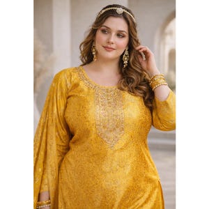 Plus Size Haldi Dress - Etsy Denmark
