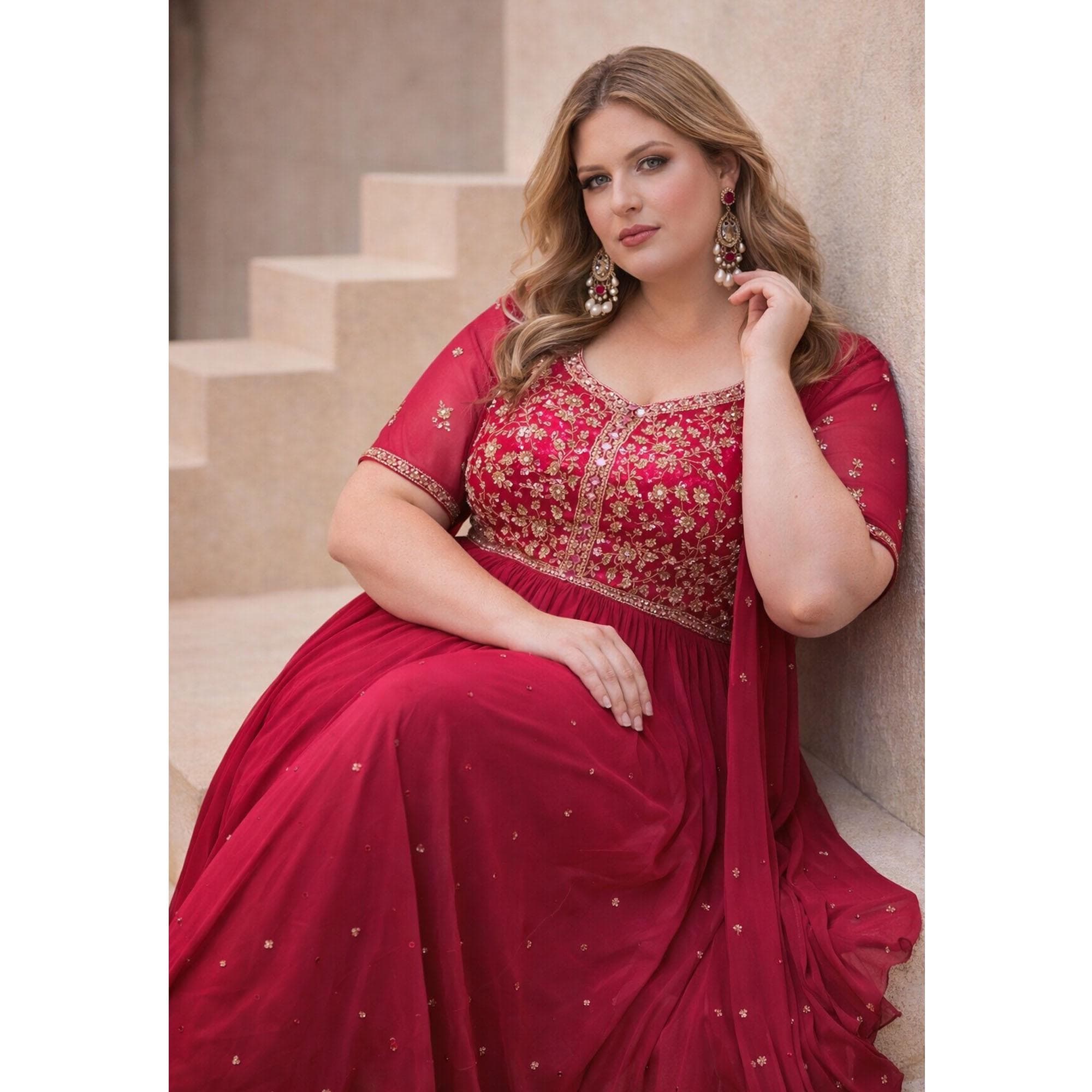 Long Gown Desi - Etsy
