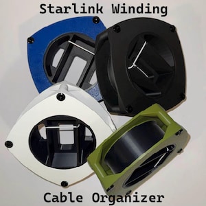 Starlink Power Adapter Winding Cable Cord Organizer Reel 15m 50ft Original Free Shipping