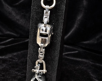 Custom Welding Hood Glove Clips
