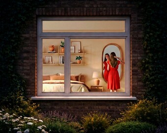 HO Scale Bedroom Diorama • Printable 1:87 Model (PDF Pattern)