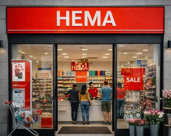 N Scale Retail Store Interior – Printable Variety Shop Diorama Backdrop (1:160 Model Railway, PDF Sheet)