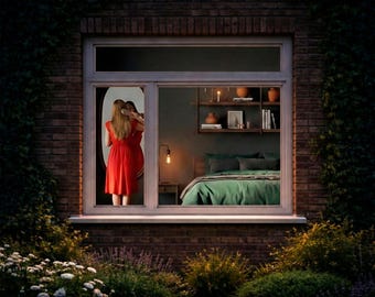 HO Scale Modern Bedroom Diorama • Printable 1:87 Interior (PDF Download)