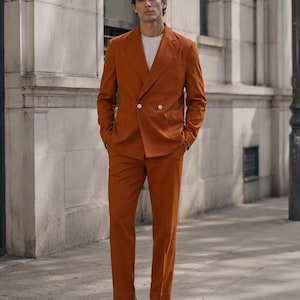 burnt orange mens dress pants Orange You Glad? | Orange Suit Pants | Size 33
