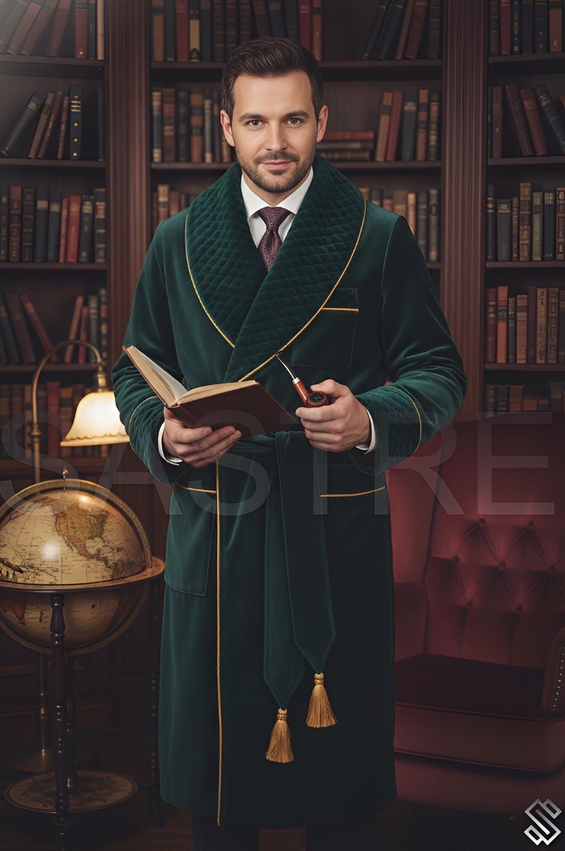 1920s smoking jacket - Etsy 日本