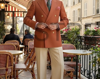 Vintage 1970s Mens Tan Corduroy Sears Western Sport Coat//classic