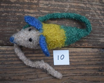Ratón de juguete de fieltro para gatos