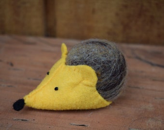 Needle Felted Hedgehog Pincushion