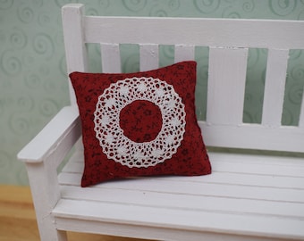 Miniature Pillow with Lace