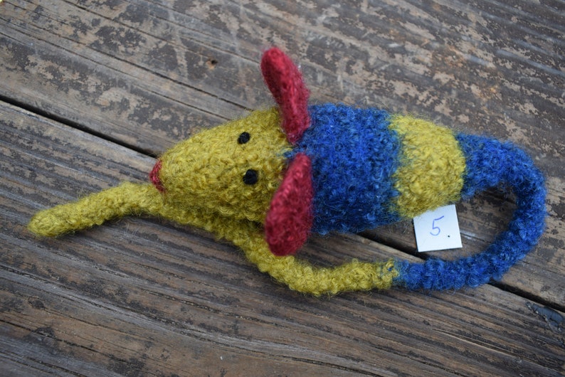 Felted Cat Toy Mouse image 5