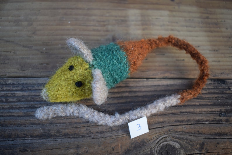 Felted Cat Toy Mouse image 3