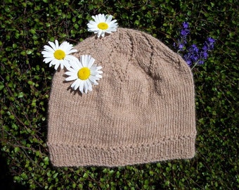 Patrón de tejido para un gorro.