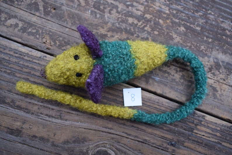 Felted Cat Toy Mouse image 8