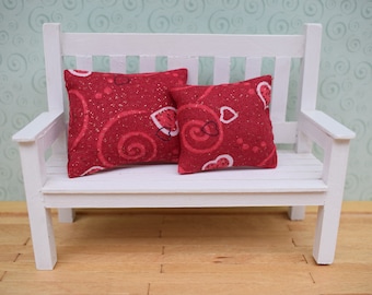 Almohadas miniatura para San Valentín