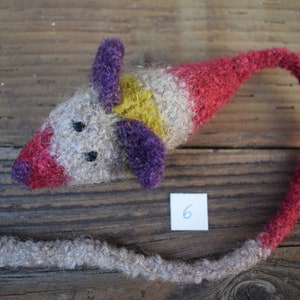 Felted Cat Toy Mouse image 6