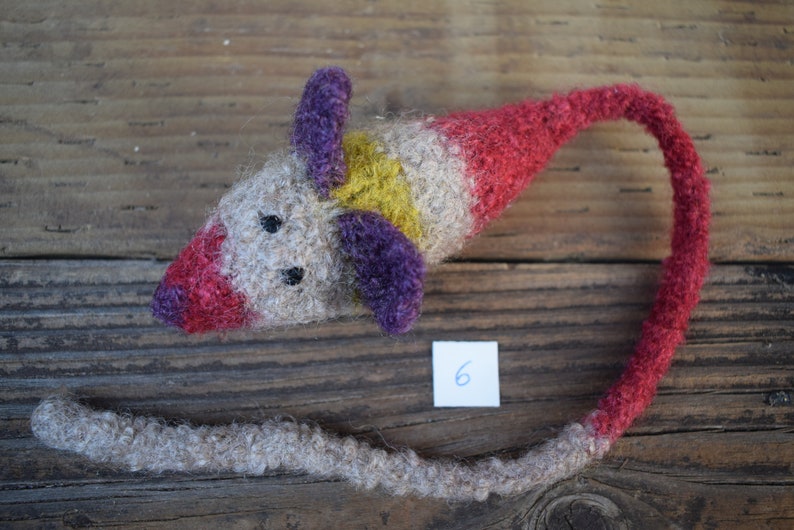 Felted Cat Toy Mouse image 6