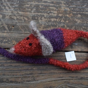 Felted Cat Toy Mouse image 1