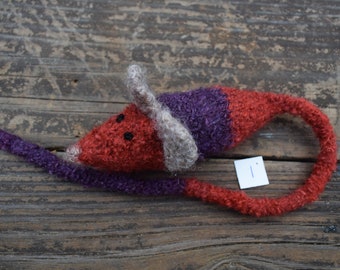 Felted  Cat Toy Mouse