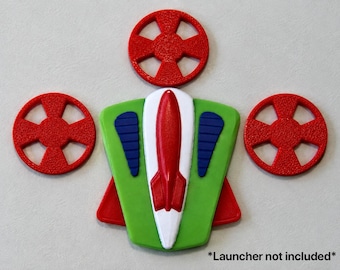 3 x Rymdskivor för Buzz Lightyear (1995) leksak