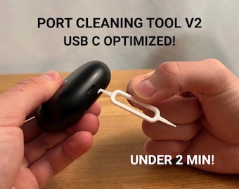 Ladeanschluss Reinigungs-Tool - USB C Optimiert für iPhone, AirPods
