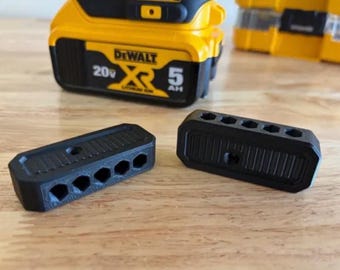 Bit side mount for DeWalt drills