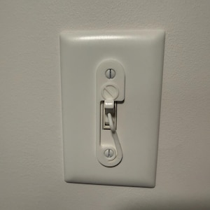 3D Printed Plastic Light Switch Lock