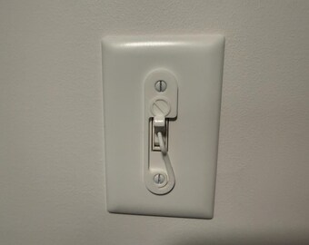 3D Gedruckter Kunststoff Lichtschalter Schloss