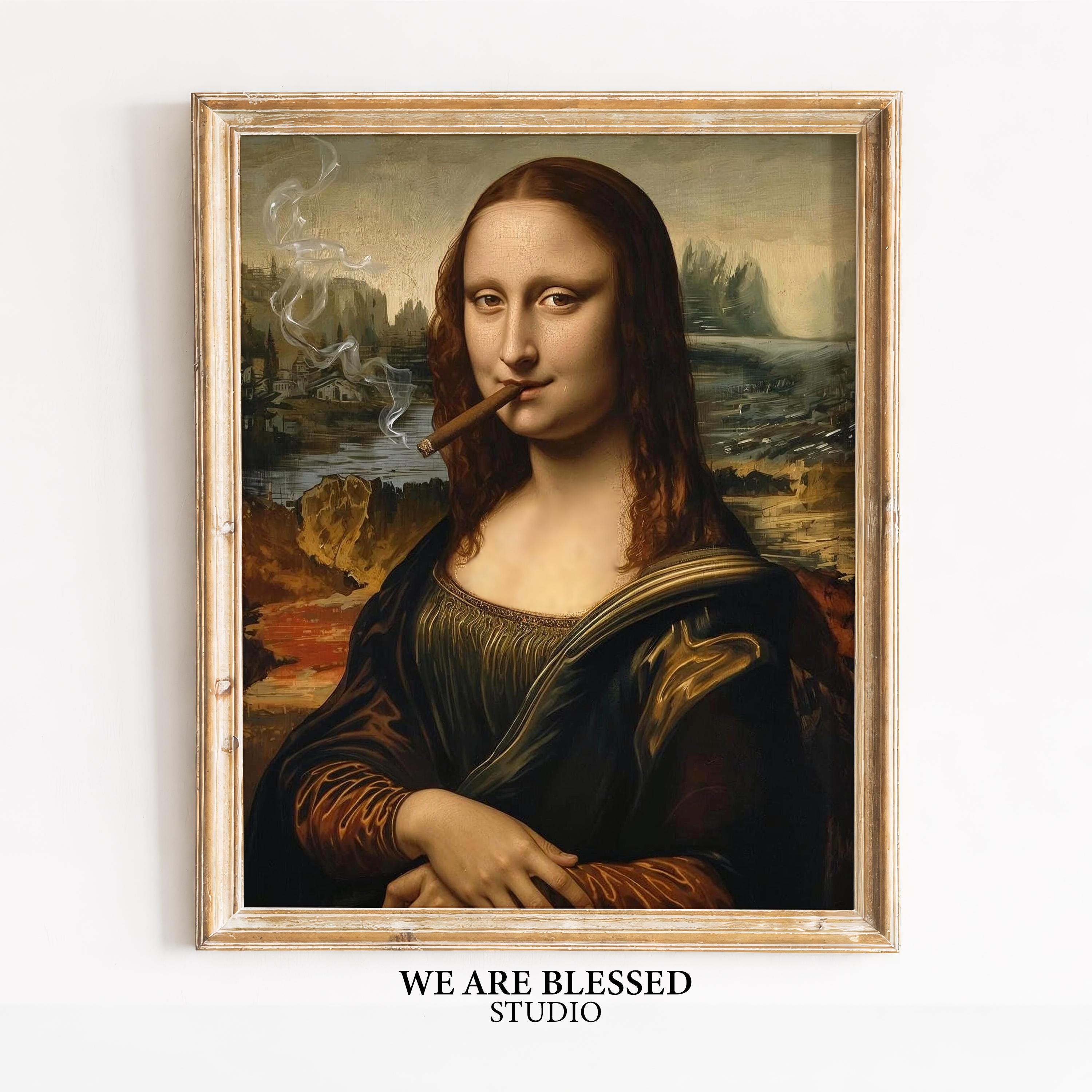 Mona lisa smoking - Etsy 日本