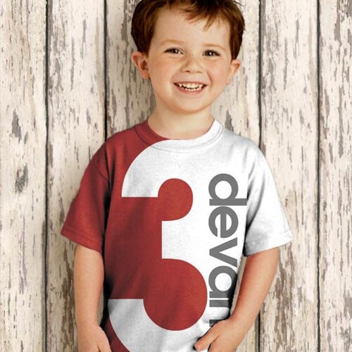Birthday Number Shirt Personalized Boy 
