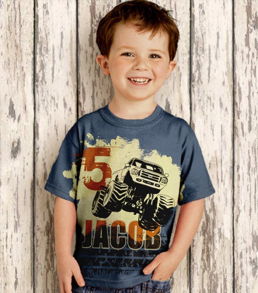 monster truck t shirts for toddlers