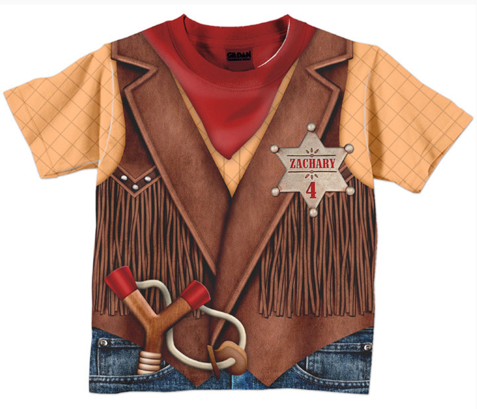 Cowboy Shirt Personalized Childrens Western Birthday Tshirt Etsy