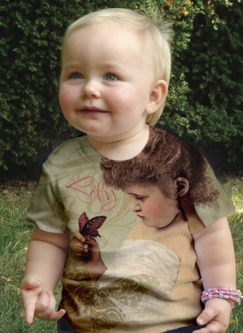 Girls Shirt Personalized Butterflly Baby Tshirt Etsy