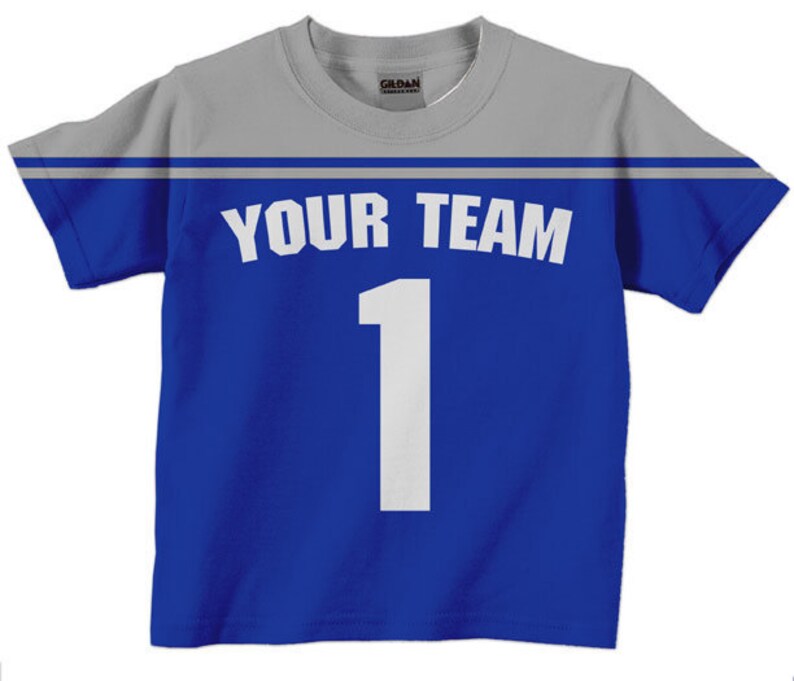 Football Jersey Shirt Boy's Personalized Football Etsy